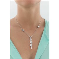 Halskette Comete Dame Farfalle Di Enzo Miccio in Silber Zirconia GLA142 - GLA142